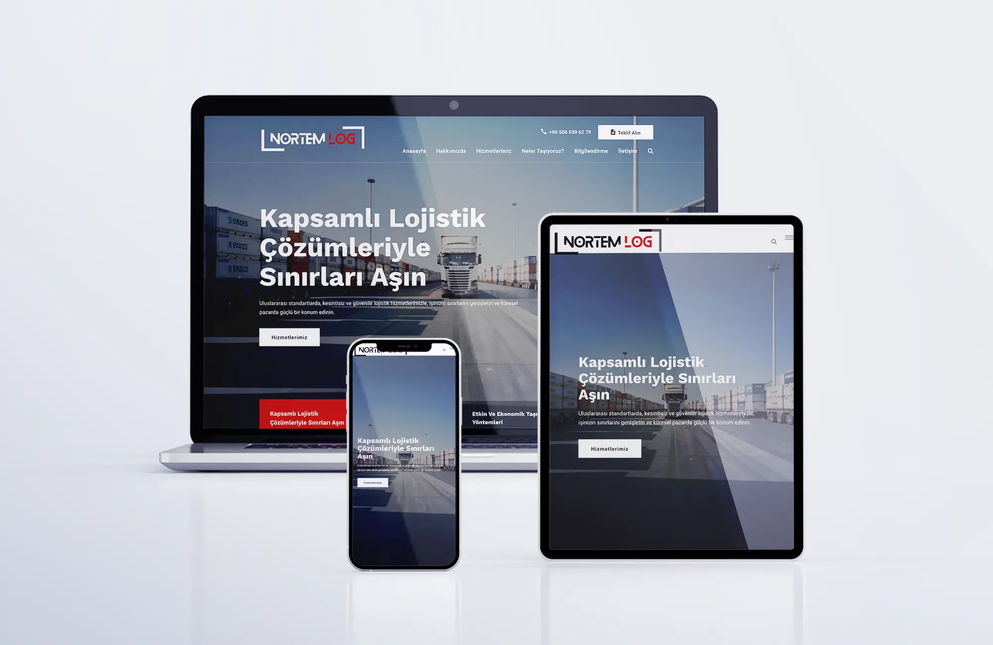 Nortem Logistics — Web Yazılımı projesi